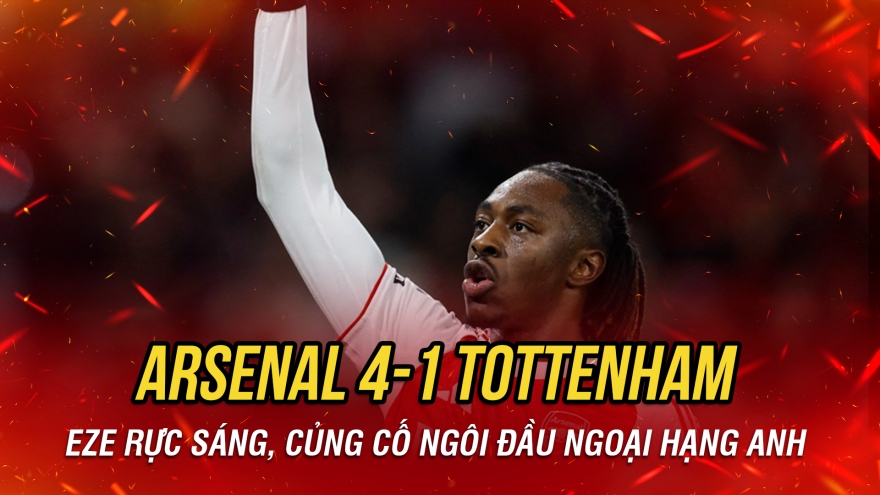 Kết quả Ngoại hạng Anh hôm nay 24/11: Eze lập hat-trick, Arsenal thắng dễ